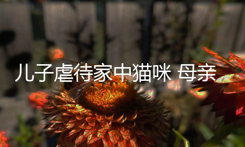 虐待猫咪 母儿子烂P他砸主机家中亲便强迫